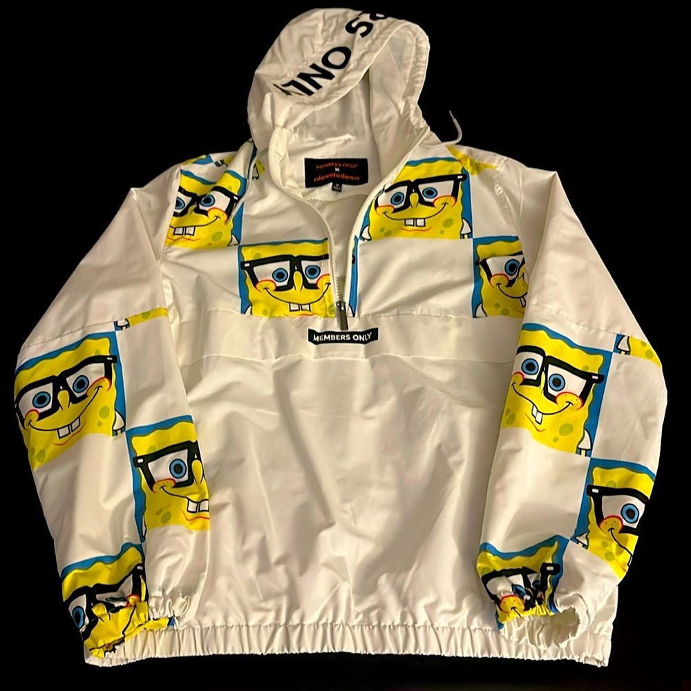 Members Only SpongeBob SquarePants Glass Anorak Jacket